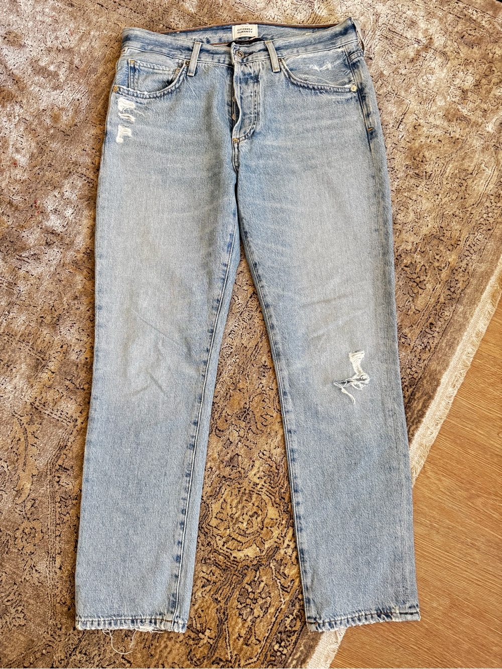 Citizens of Humanity Light Wash Distressed Women's Jeans